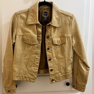 GAP Vintage Camel/Tan Leather Jacket